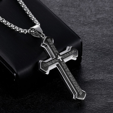 TITANIUM STEEL PENDANT - CROSS